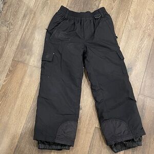 Children's Black Cargo snow Trousers